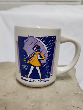 Morton Salt Girl Coffee/Tea Mug Advertising Collectible